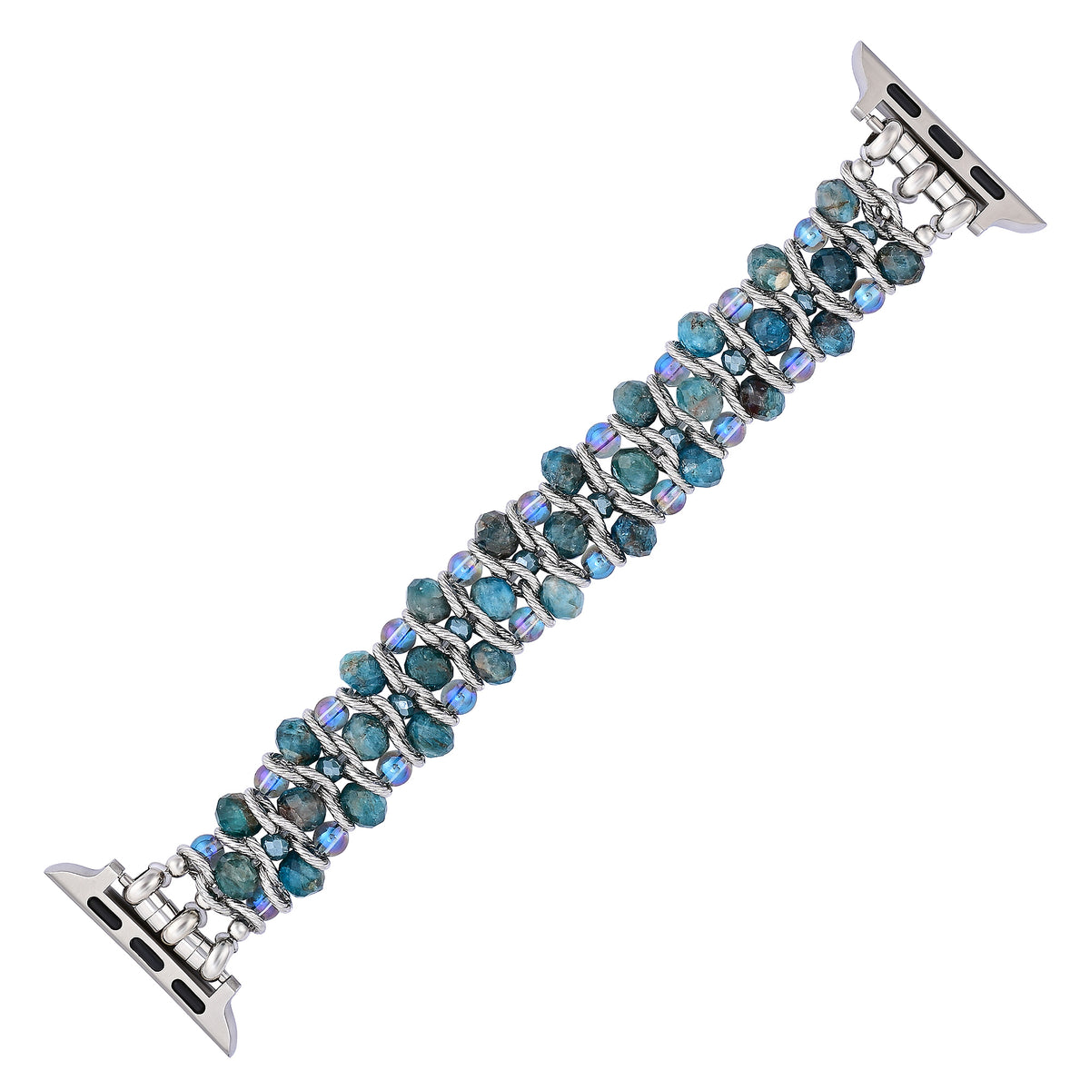 Cinturino intrecciato Apatite Azure per Apple Watch
