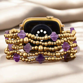 Cinturino Apple Watch Purple Majesty Cross Stretch