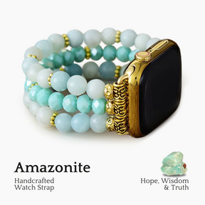 Cinturino per Apple Watch elasticizzato Amazonite Bliss