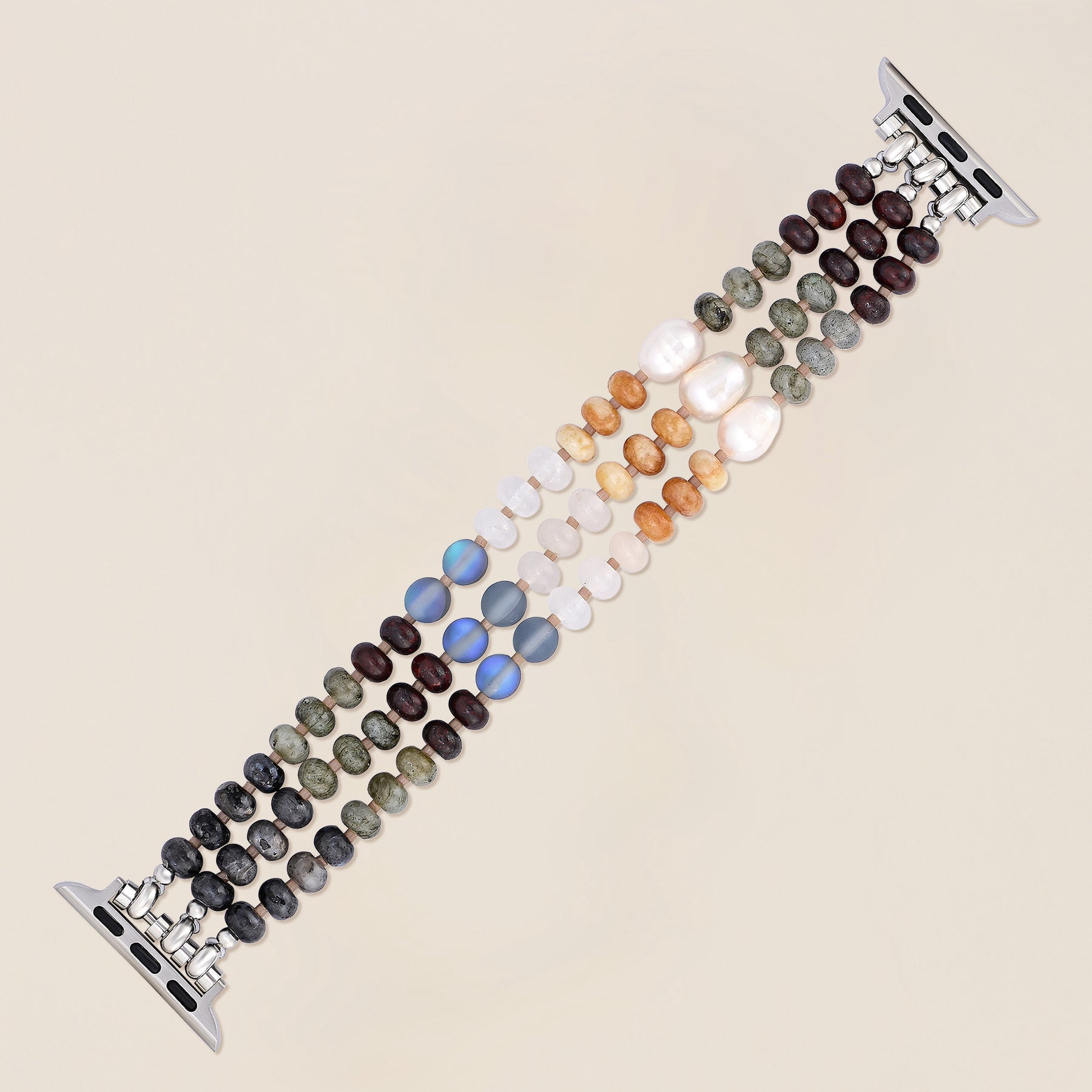 Cinturino Tropical Earth Stone Stretch Apple Watch
