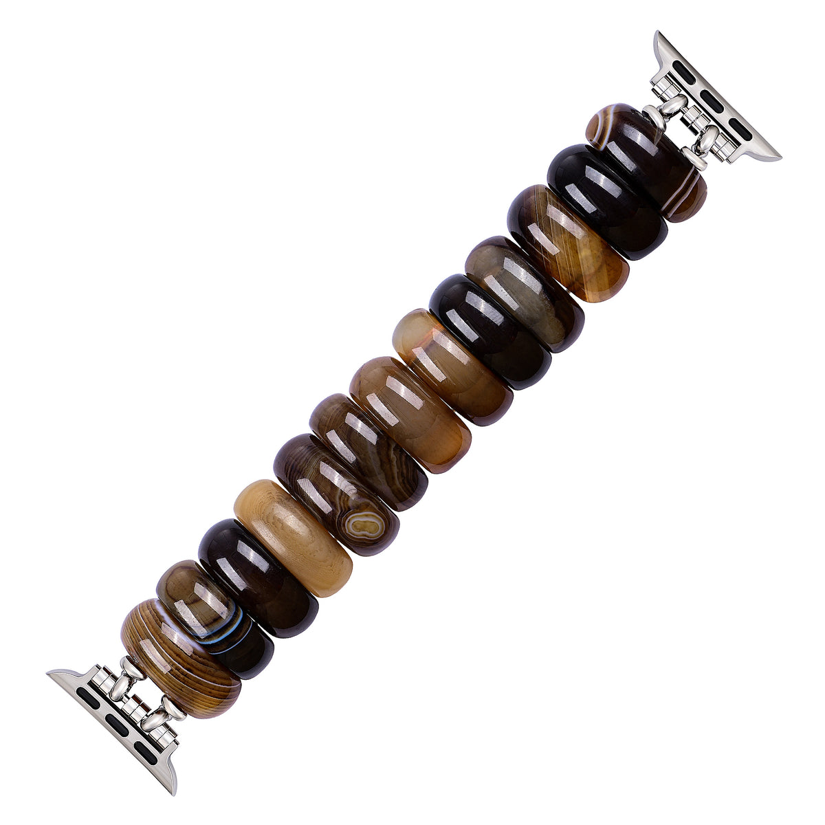 Cinturino elasticizzato Earthly Ember Agate per Apple Watch