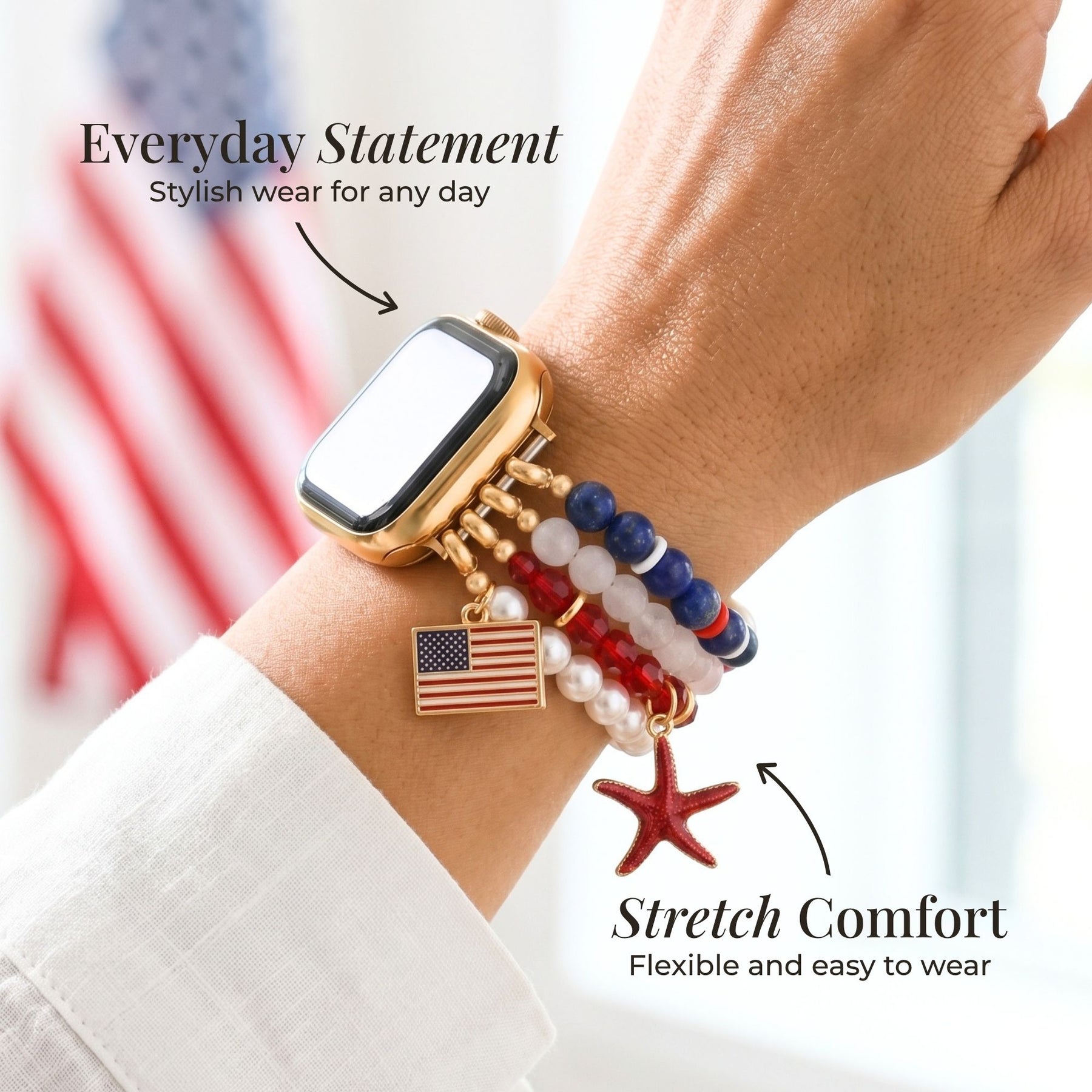 Cinturino American Dream Stretch per Apple Watch