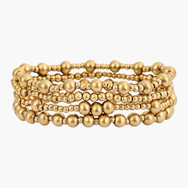 Set di Bracciali Dorati Demure