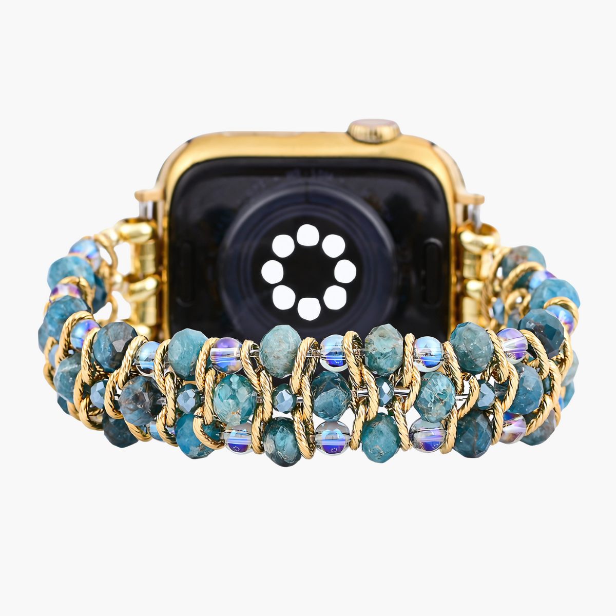 Cinturino intrecciato elasticizzato Crystal Shores per Apple Watch