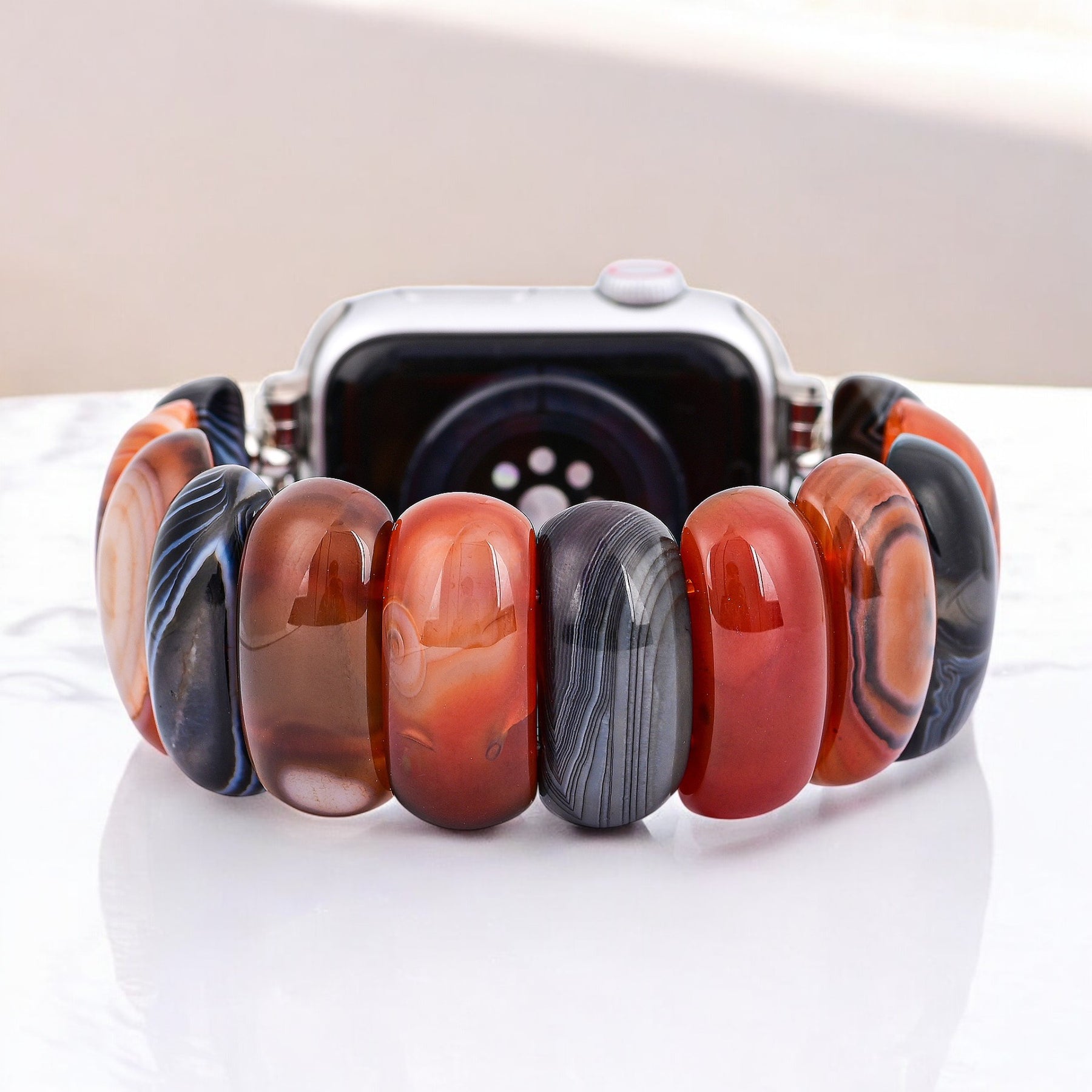 Cinturino per Apple Watch elasticizzato Jade Glimmer