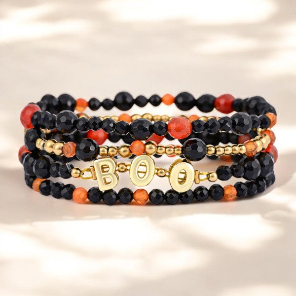 Set di Braccialetti con Zucche di Halloween