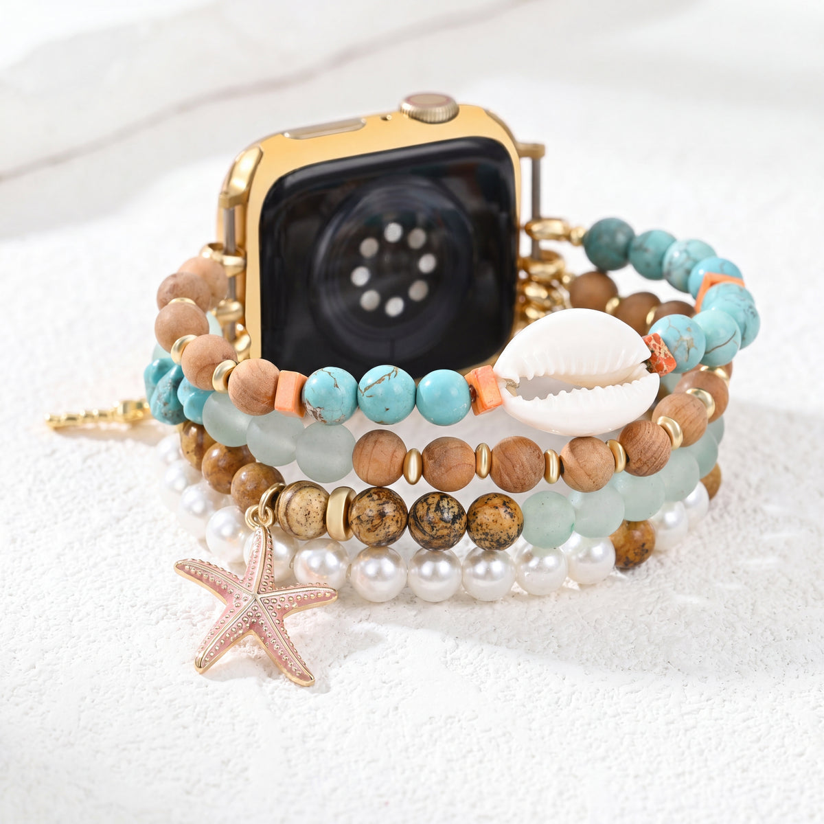 Cinturino Apple Watch Elasticizzato Tropical Sands