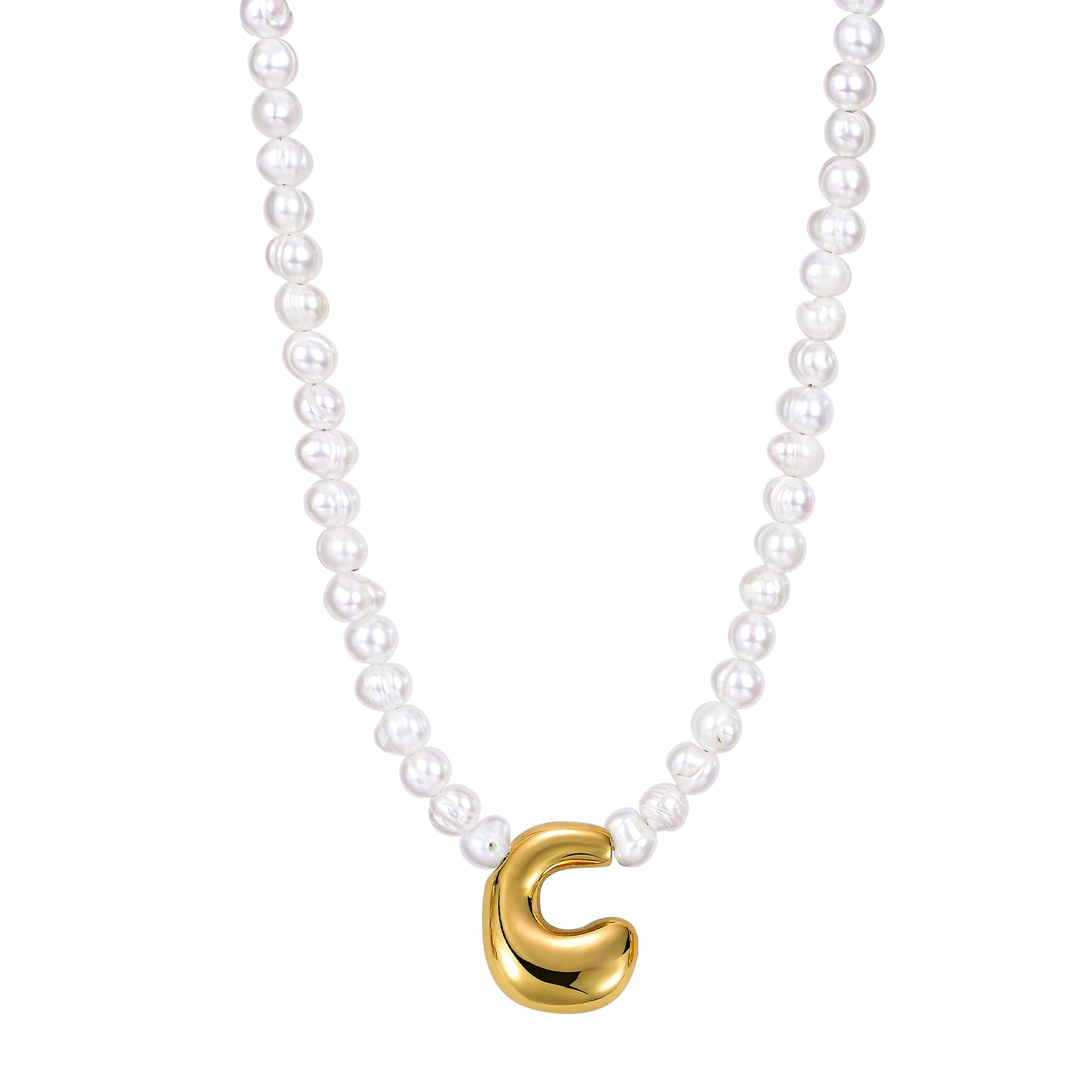 Collana Iniziale Pearl Bubble