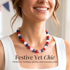 Collana Chunky America 250 con Perline