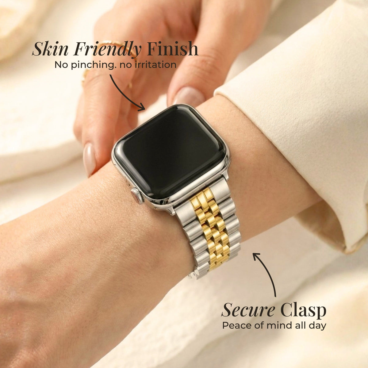 Cinturino Classico Duo di Lusso per Apple Watch