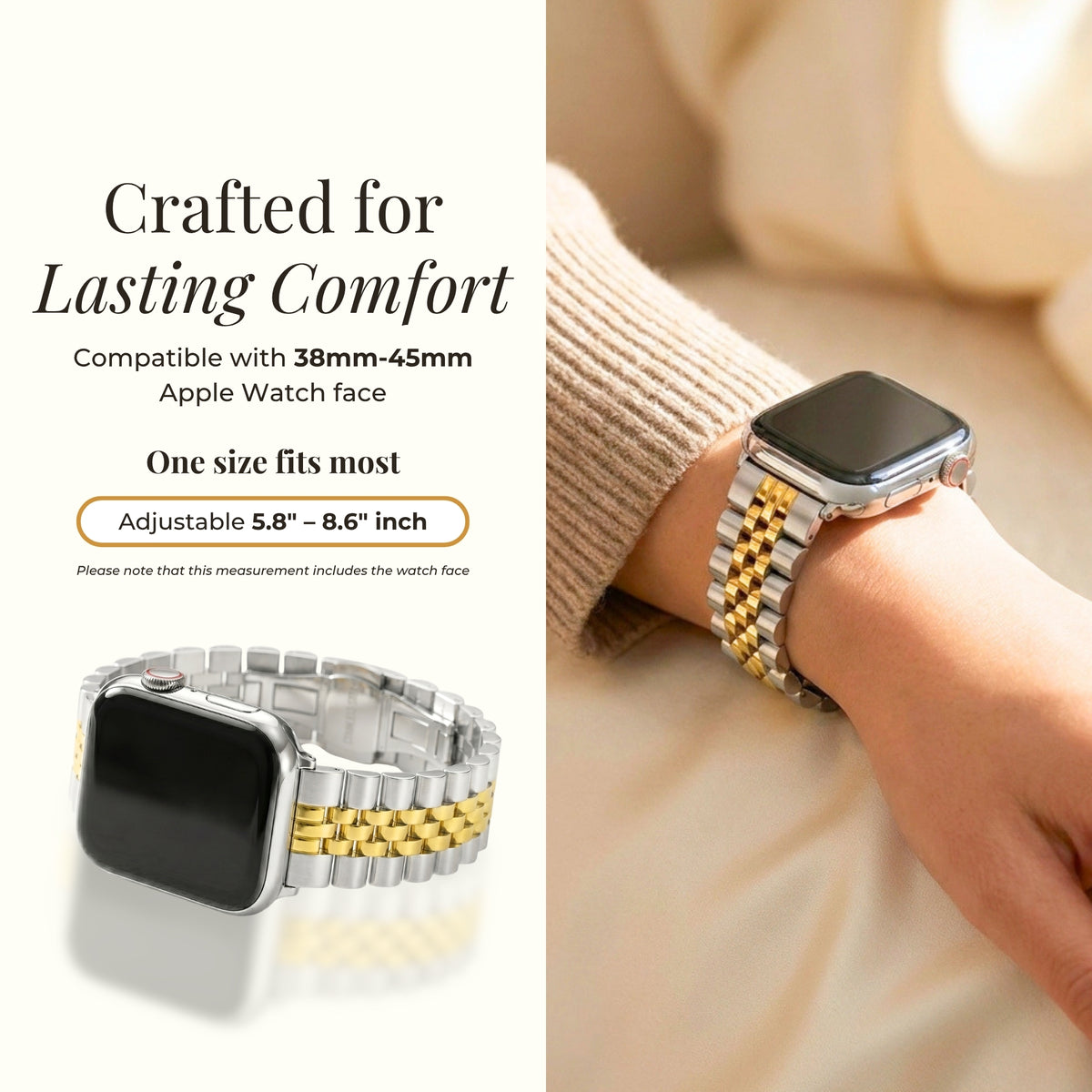 Cinturino Classico Duo di Lusso per Apple Watch
