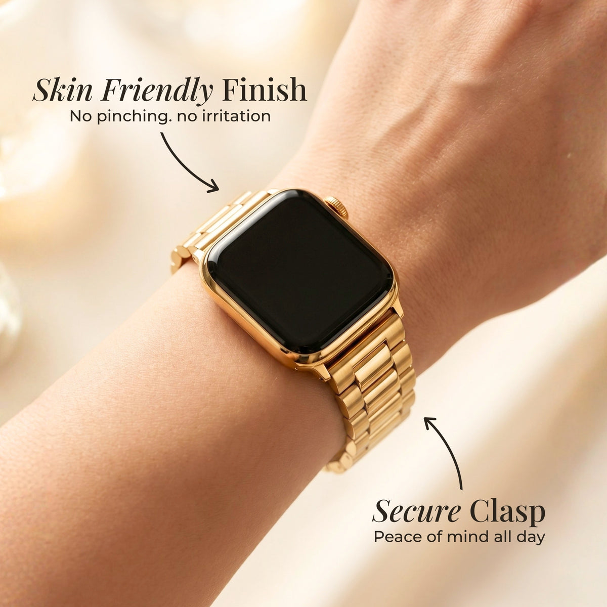 Cinturino Classico Oro di Lusso per Apple Watch