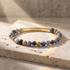 Braccialetti Secret Message Stone Bracelets