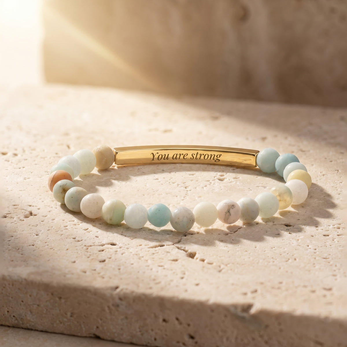 Braccialetti Secret Message Stone Bracelets