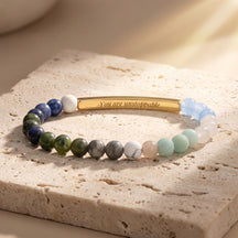 Braccialetti Secret Message Stone Bracelets