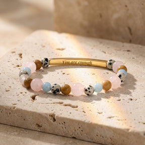 Braccialetti Secret Message Stone Bracelets