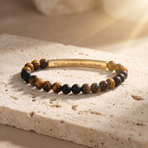 Braccialetti Secret Message Stone Bracelets