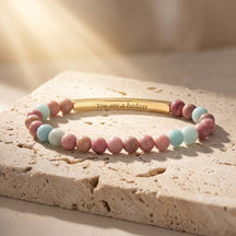 Braccialetti Secret Message Stone Bracelets