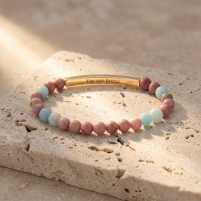 Braccialetti Secret Message Stone Bracelets