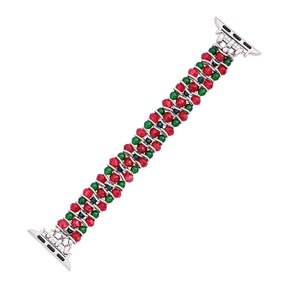 Cinturino elasticizzato Christmas Charm per Apple Watch