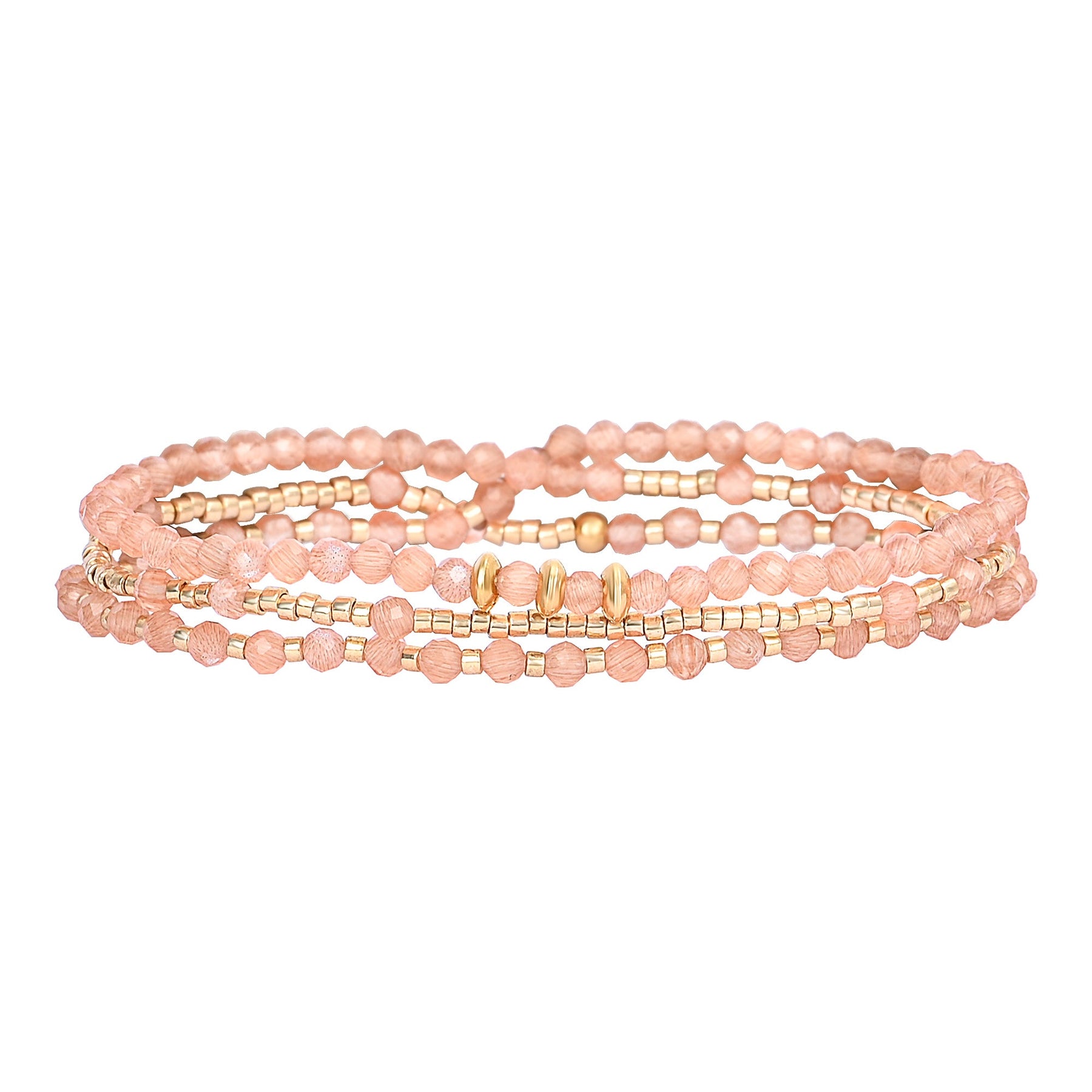 Sunset Blush Bracciale/Collana Multi-Stile