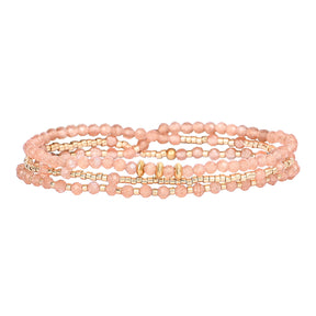 Sunset Blush Bracciale/Collana Multi-Stile