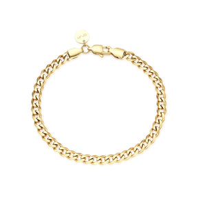 Bracciale cubano (oro) 5mm