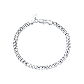 Bracciale cubano (argento) 5mm