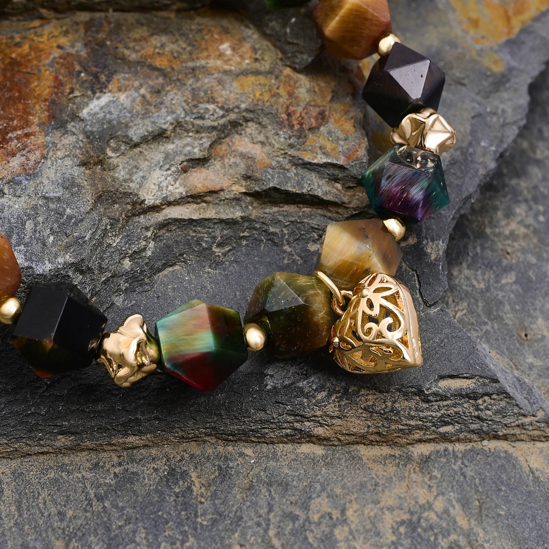 Bracciale Amuleto d'Amore in Pietra di Luna