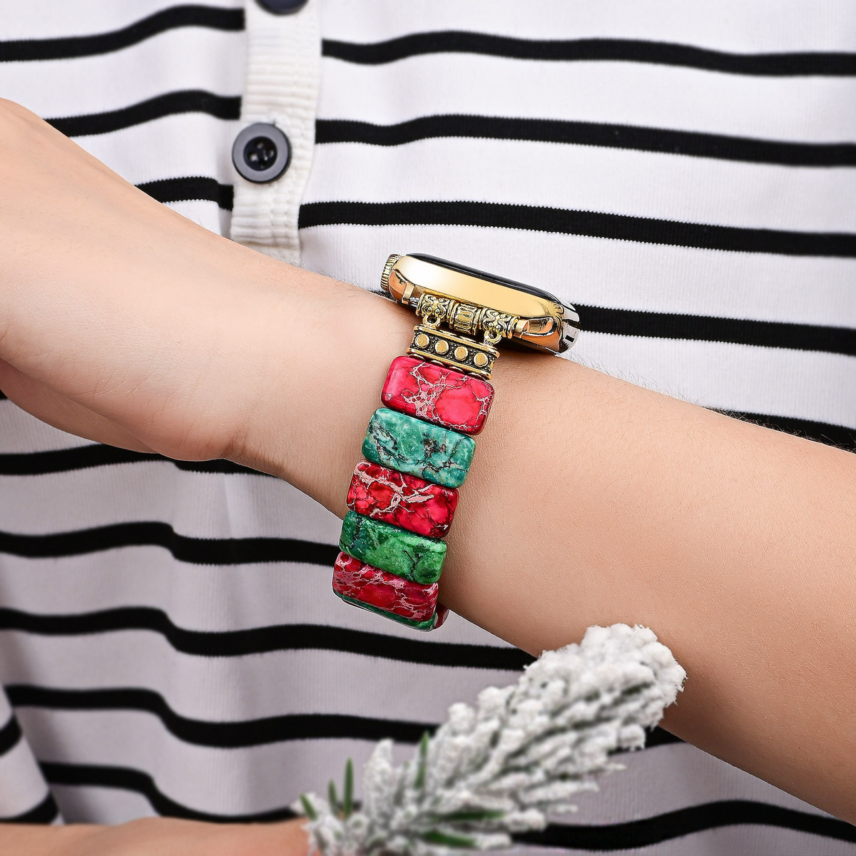 Cinturino Apple Watch Christmas Wonder Stretch
