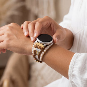 Cinturino per Samsung Galaxy Watch in Perla d'Acqua Dolce