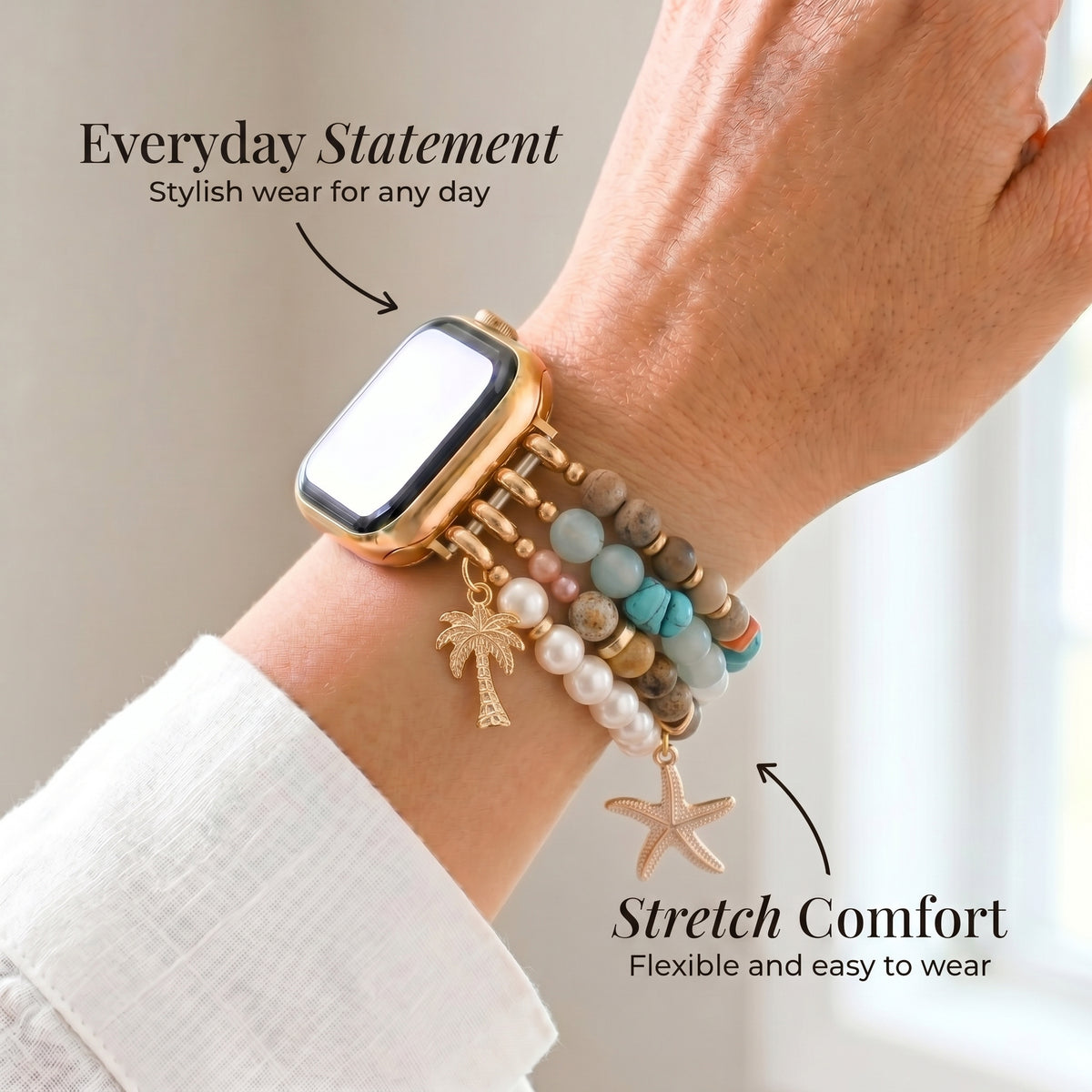 Cinturino Apple Watch Elasticizzato Tropical Sands
