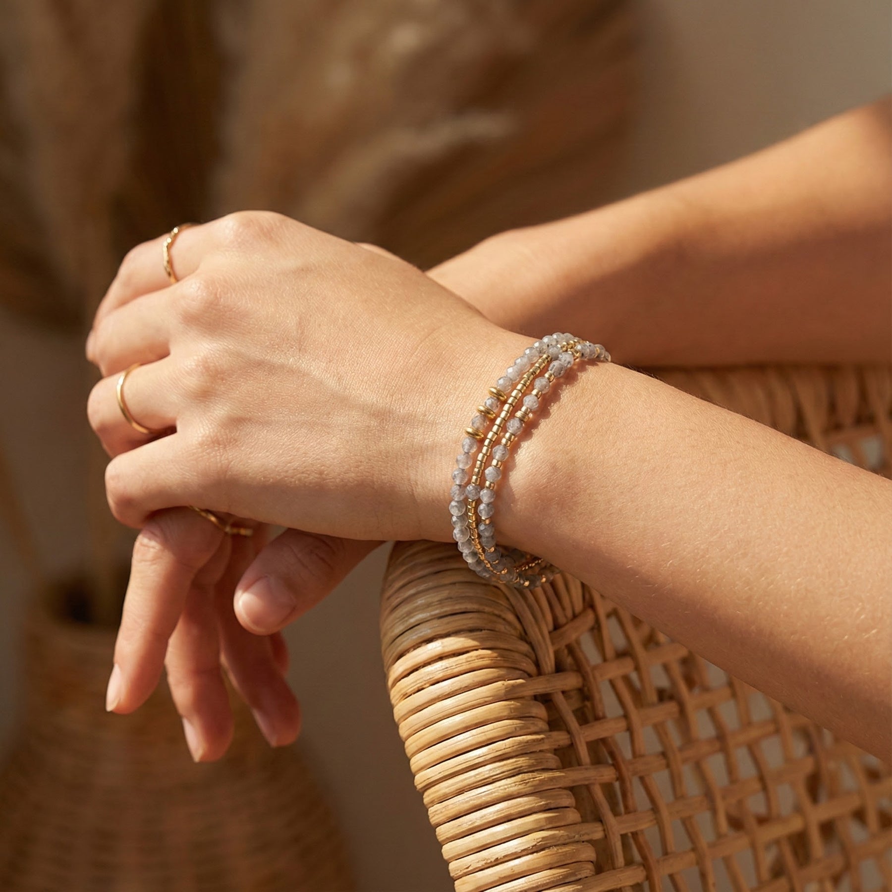 Smoky Moon Bracciale/Collana Multi-Stile