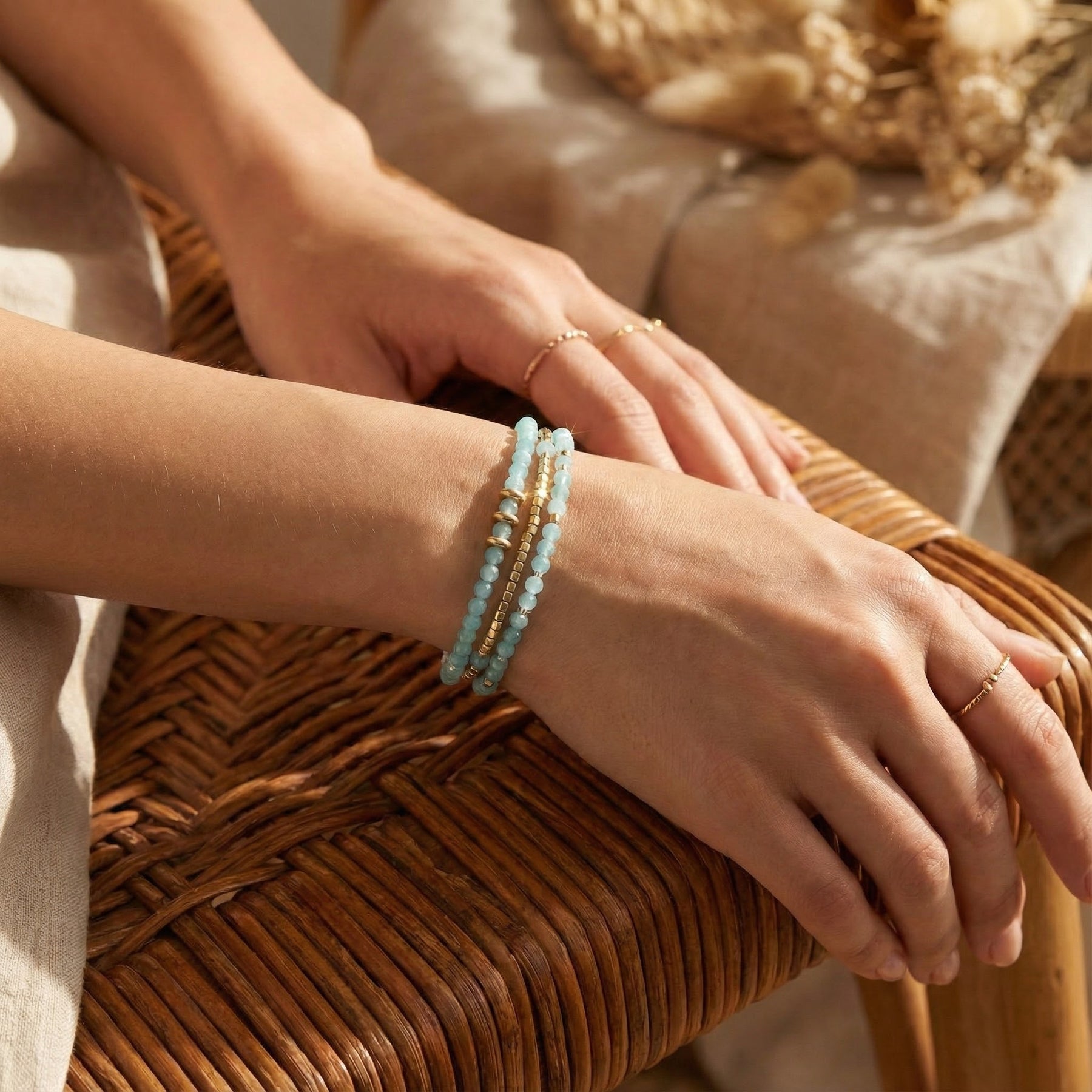 Ocean Whisper Bracciale/Collana Multi-Stile