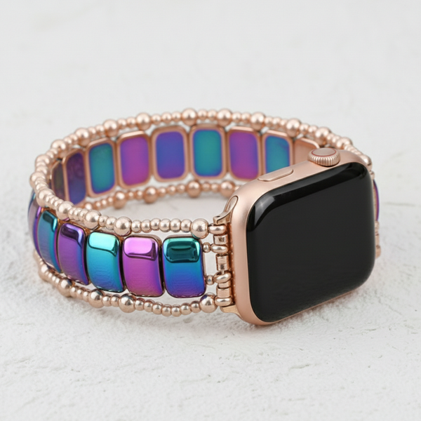 Cinturino elasticizzato Apple Watch Rosa Euforia