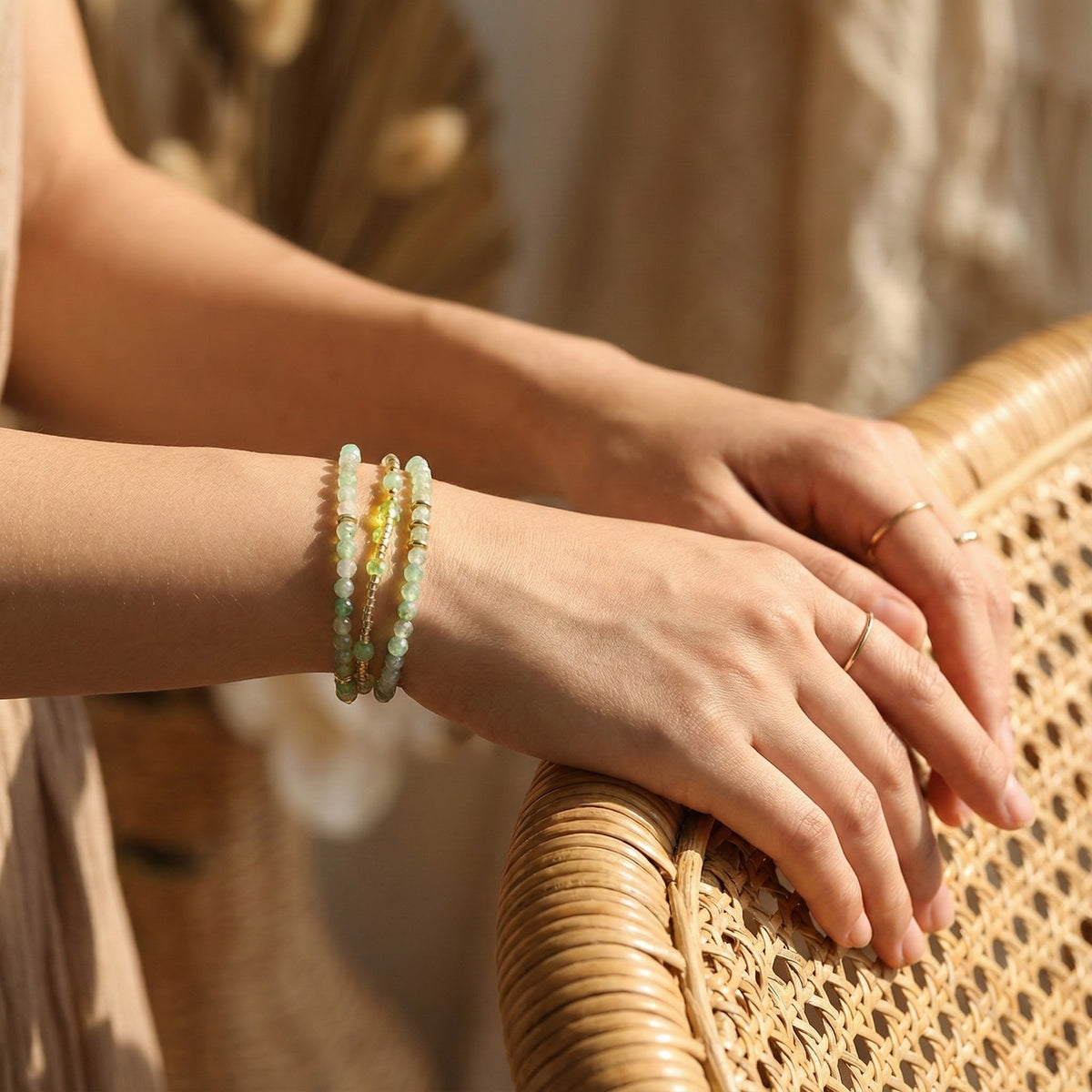 Mint Glow Bracciale/Collana Multi-Stile