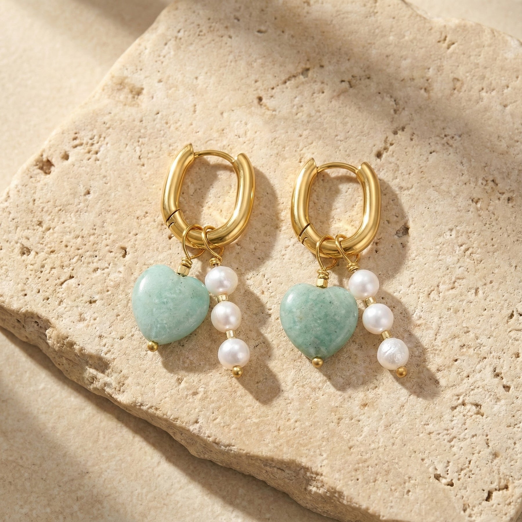 Orecchini Amore Amazonite