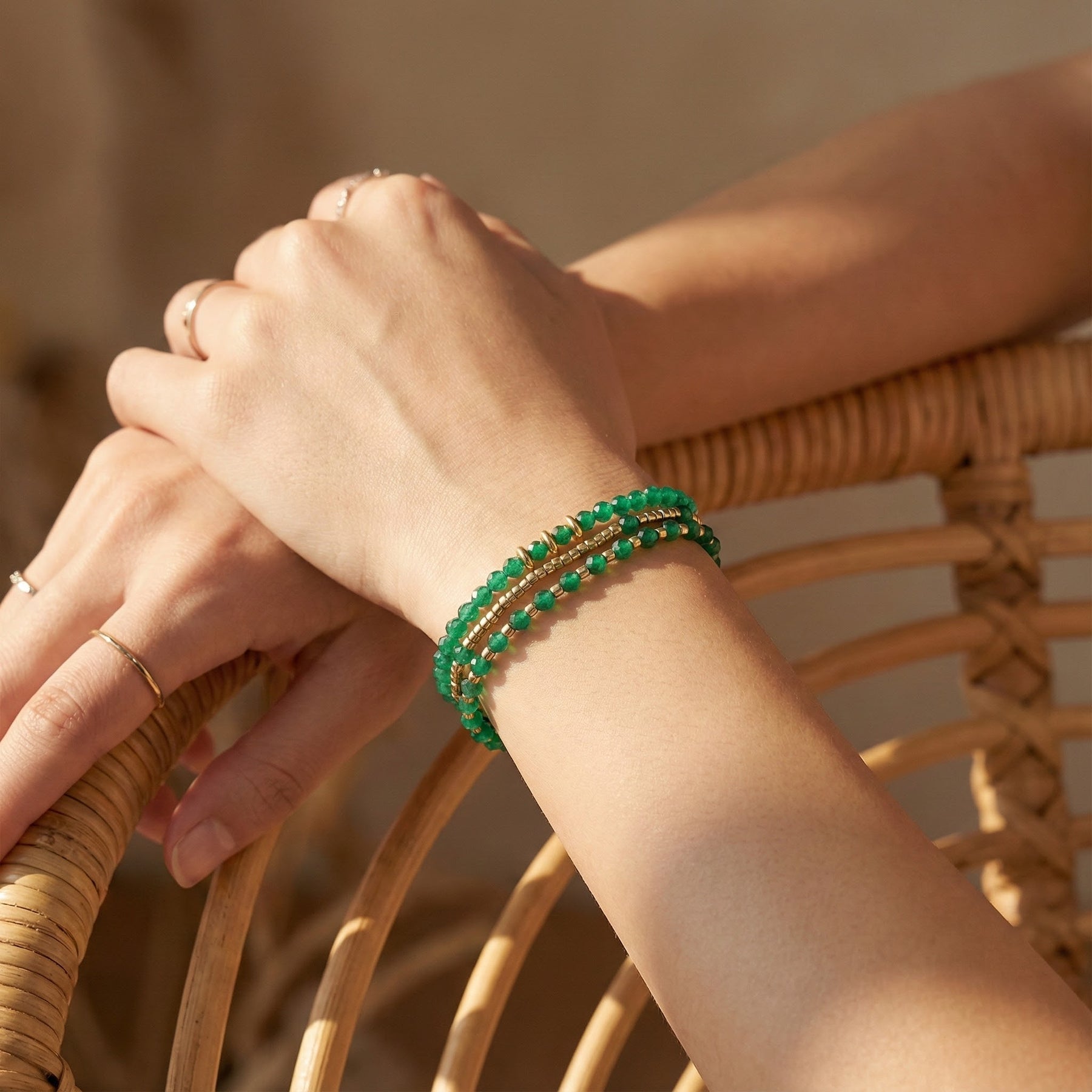 Bracciale/Collana Multi-Stile Jade Radiance