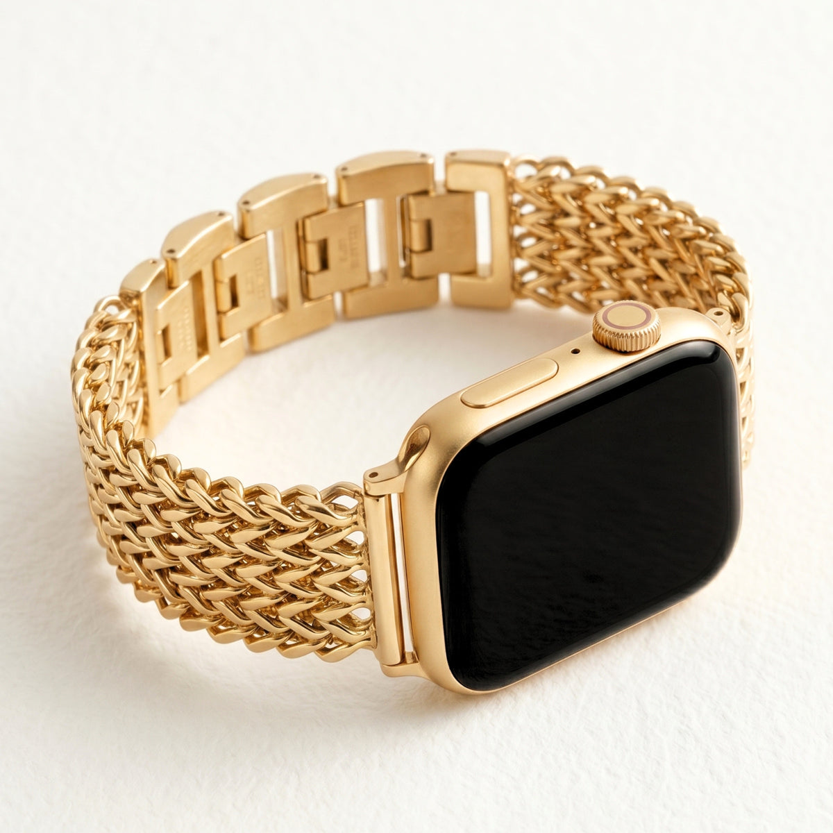 Cinturino di lusso in catena d'oro per Apple Watch