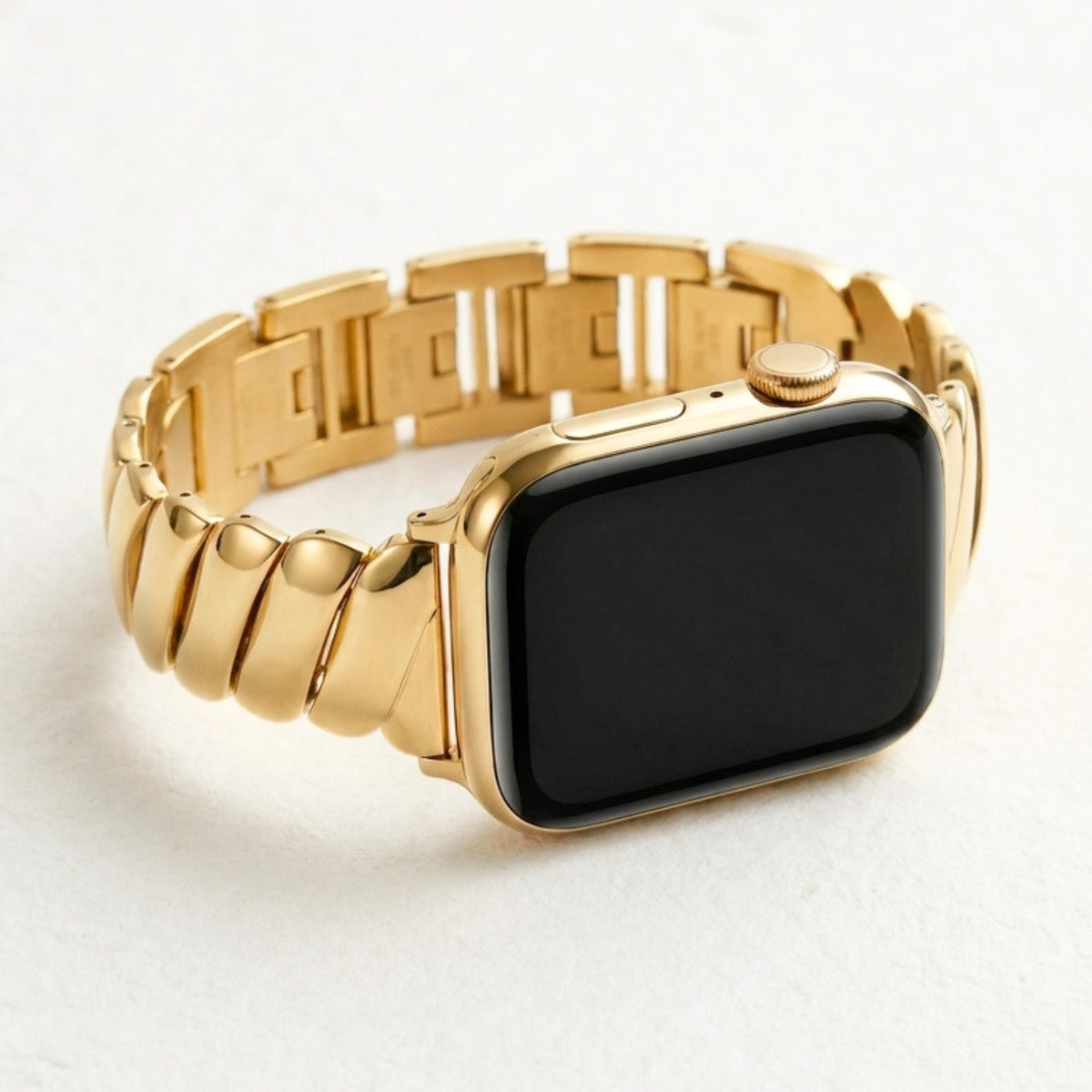 Cinturino di Lusso Golden Glamour per Apple Watch