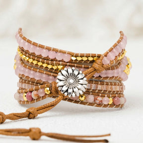 Cinturino per orologio Samsung Galaxy in quarzo rosa dorato