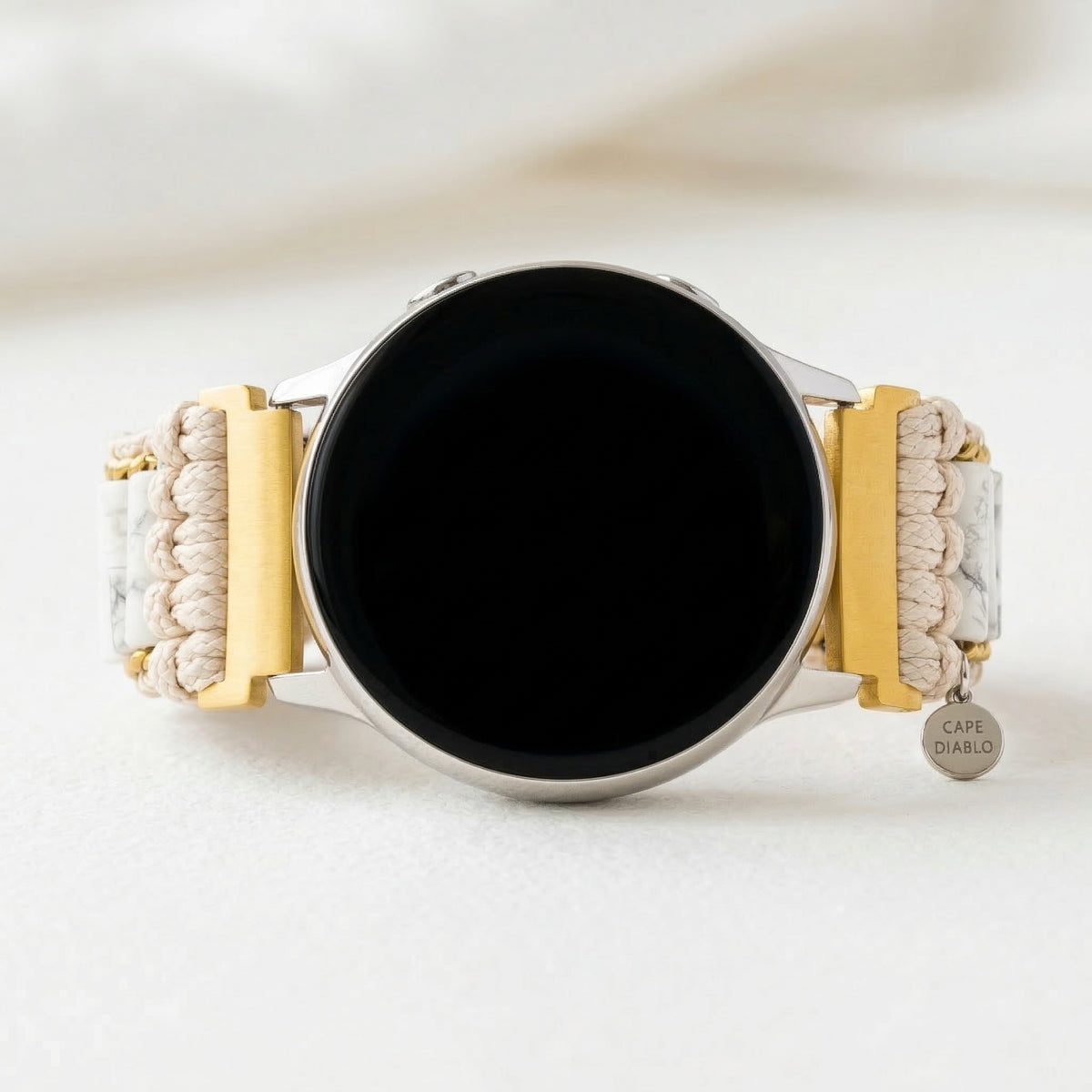 Cinturino per orologio Samsung Galaxy in Howlite celestiale