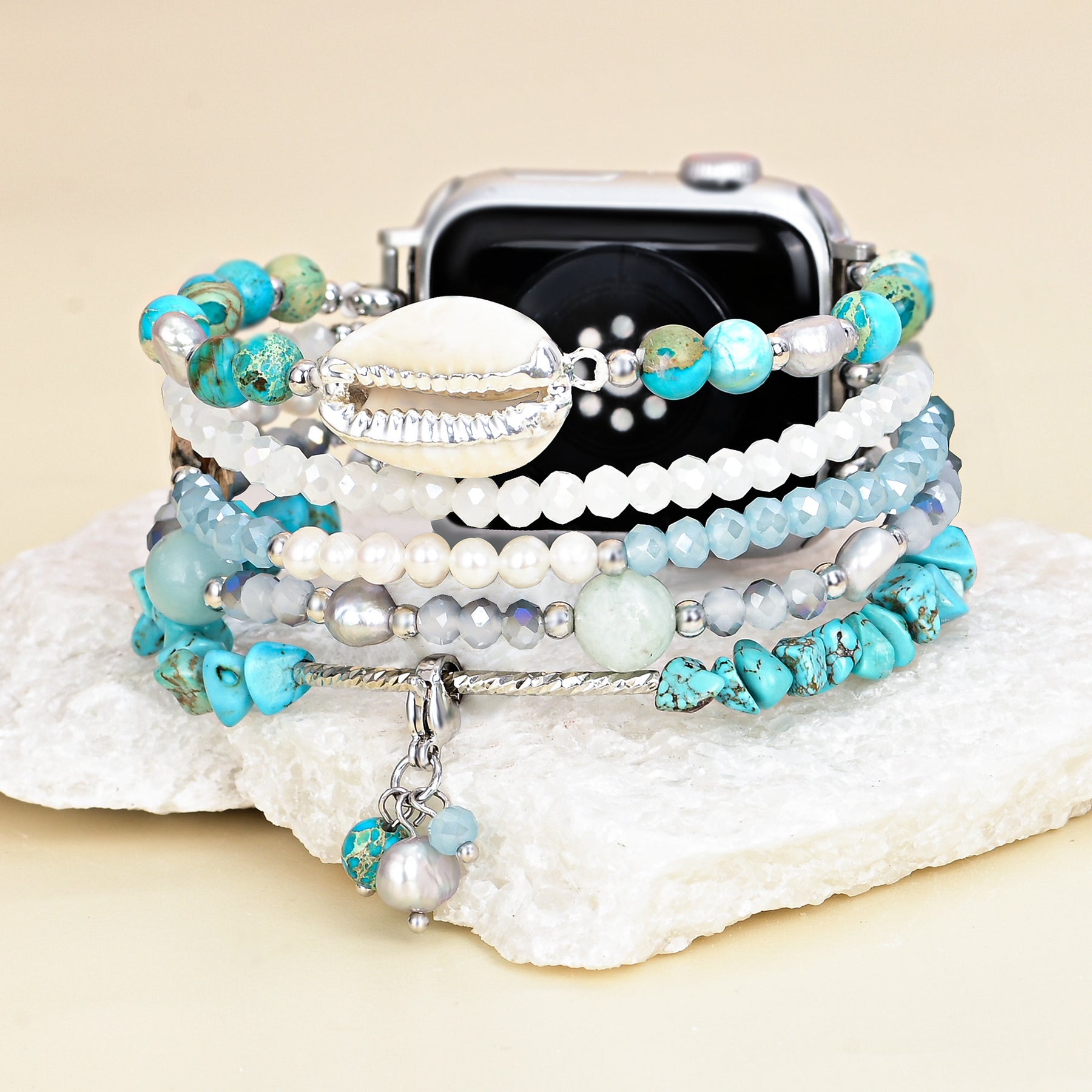 Cinturino Apple Watch Intense Jasper Glimmer Stretch