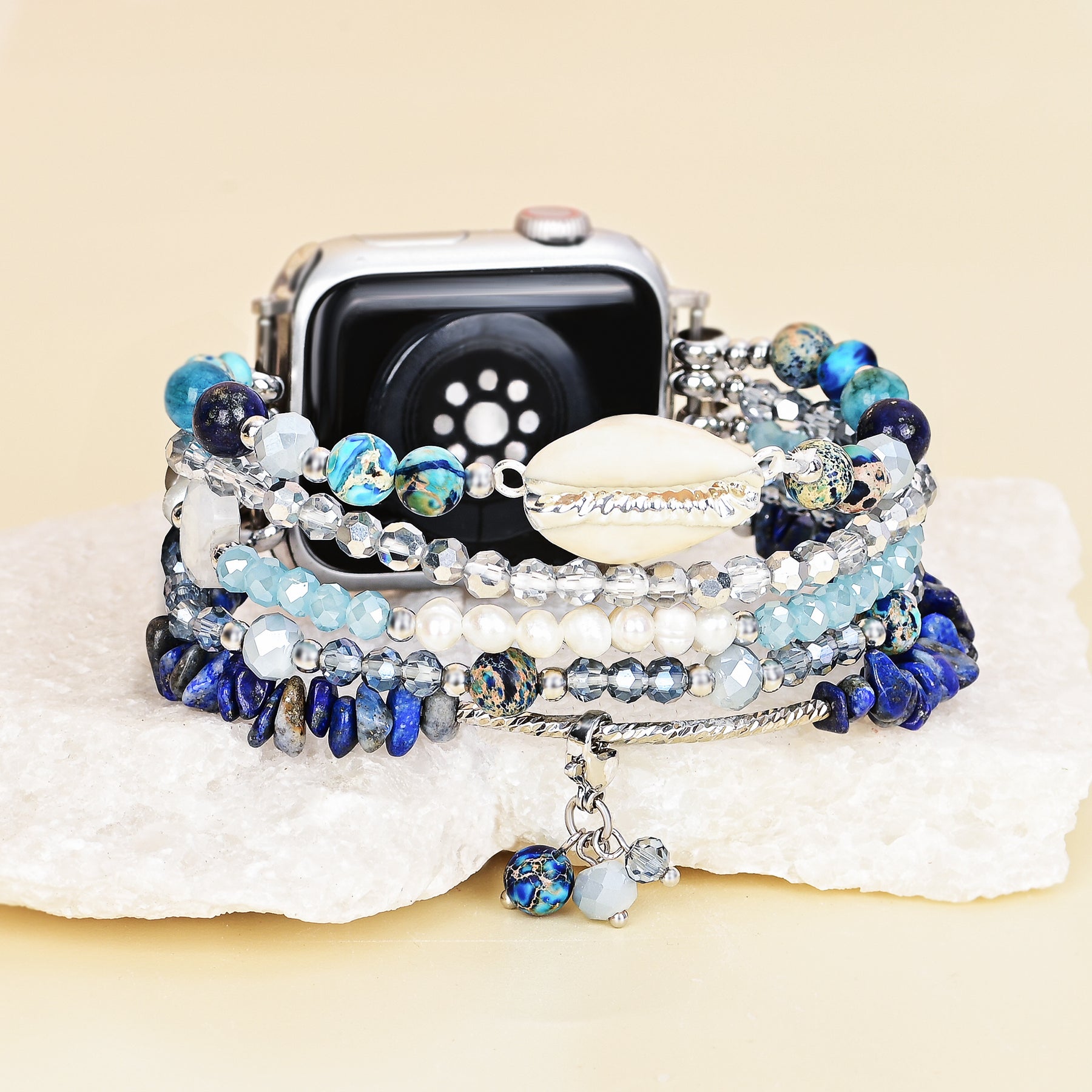 Cinturino Apple Watch Intense Jasper Glimmer Stretch
