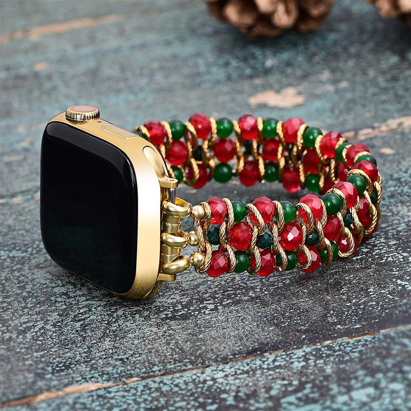 Cinturino elasticizzato Christmas Charm per Apple Watch