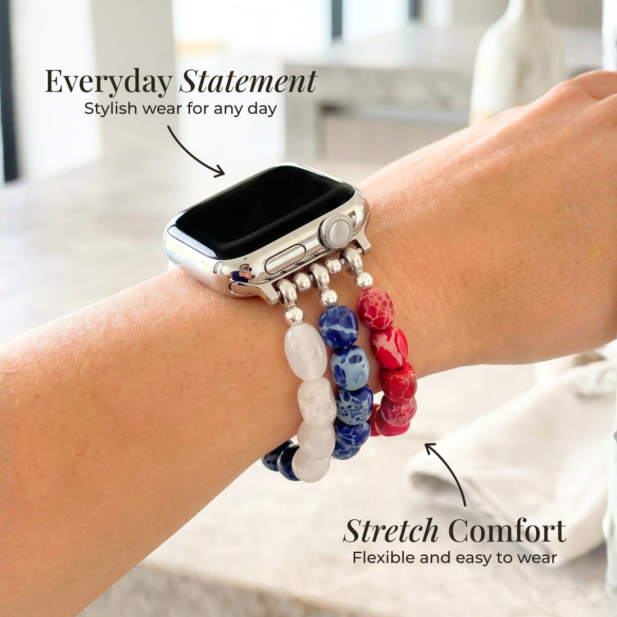 Cinturino Apple Watch Independence Flame Stretch