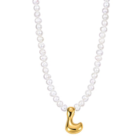 Collana Iniziale Pearl Bubble