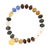 Bracciale Luminoso di Labradorite per Radicamento