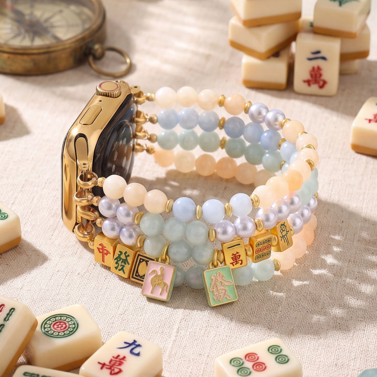 Cinturino elastico Lucky Mahjong per Apple Watch