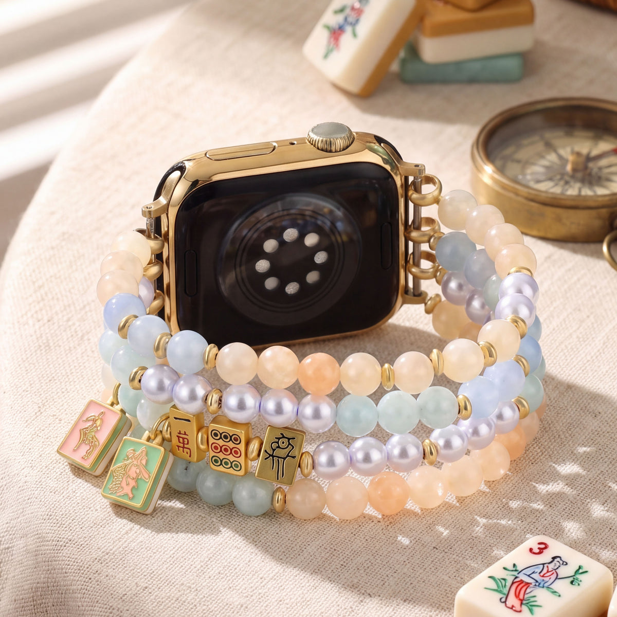 Cinturino elastico Lucky Mahjong per Apple Watch